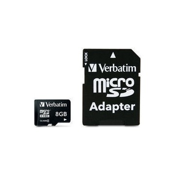 Verbatim 43967 8Go MicroSDHC Class 4 mémoire flash