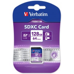 Verbatim SDXC Class 10 128GB 128Go mémoire flash