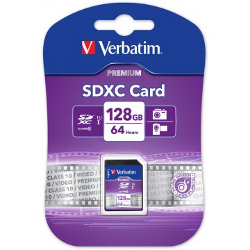 Verbatim SDXC Class 10 128GB 128Go mémoire flash