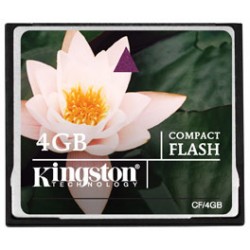 Kingston Technology 4GB CF Card 4Go CompactFlash flash mémoi