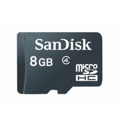 Sandisk MicroSDHC 8GB 8Go mémoire flash