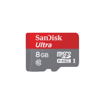 Sandisk Ultra Android MicroSDHC 8GB 8Go UHS Class 10 mémoire