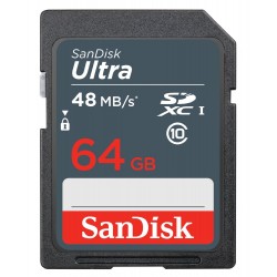 Sandisk ULTRA 64Go SDHC Class 10 mémoire flash