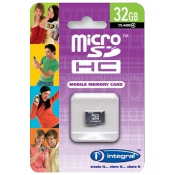 Integral INMSDH32G4NAV2 32Go MicroSDHC Class 4 mémoire flash