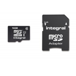 Integral INMSDH16G10 16Go MicroSDHC Class 10 mémoire flash