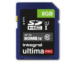 Integral 8GB SDHC UltimaPro 8Go UHS-I Class 10 mémoire flash