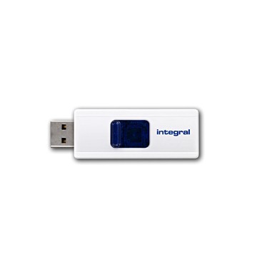 Integral Slide USB flash Drive 16GB 16Go 2.0 Blanc lecteur