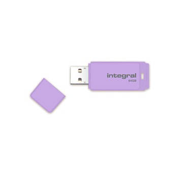 Integral Pastel 64GB 64Go USB 2.0 Violet lecteur flash