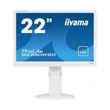 iiyama ProLite B2280WSD-W1 22" Blanc HD ready écran plat de 