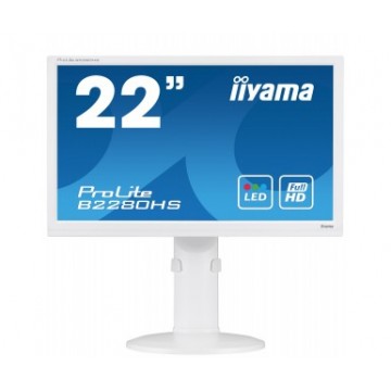 iiyama ProLite B2280HS-W1 21.5" Blanc Full HD écran plat de 