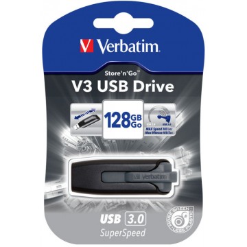 Verbatim 49189 128Go USB 3.0 Noir lecteur flash