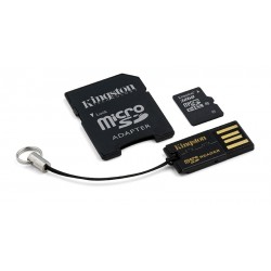 Kingston Technology 32GB Multi Kit 32Go MicroSDHC flash mémo