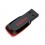 Sandisk Cruzer Blade 64Go USB 2.0 Noir, Rouge lecteur flash