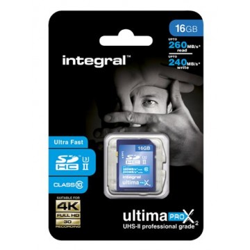 Integral 16GB SDHC 16Go UHS Class 10 mémoire flash