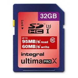 Integral SDHC 32 GB 32Go UHS-I Class 10 mémoire flash