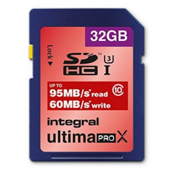 Integral SDHC 32 GB 32Go UHS-I Class 10 mémoire flash