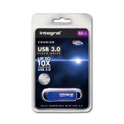 Integral 64GB USB3.0 64Go USB 3.0 Bleu lecteur flash