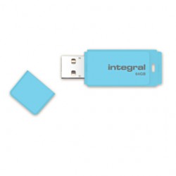 Integral Pastel 64GB 64Go USB 2.0 Bleu lecteur flash