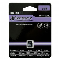 Maxell SDHC 8GB 8Go MicroSDHC Class 4 mémoire flash