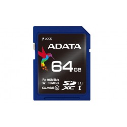 ADATA Premier Pro SDXC 64Go UHS Class 10 mémoire flash