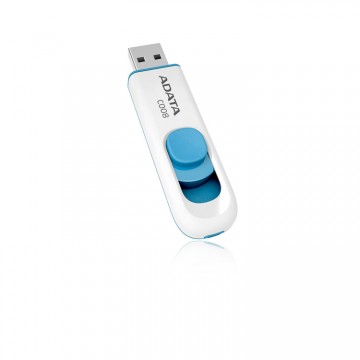 ADATA 16GB C008 16Go USB 2.0 Bleu, Blanc lecteur flash