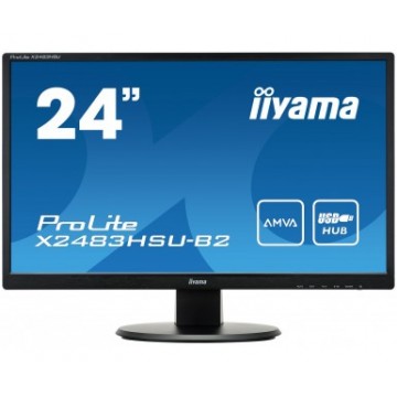 iiyama ProLite X2483HSU-B2 24" Full HD A-MVA Noir LED displa